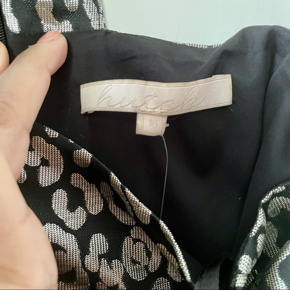 NWT HUTCH Twiggy Metallic Halter Dress - Picture 5 of 5